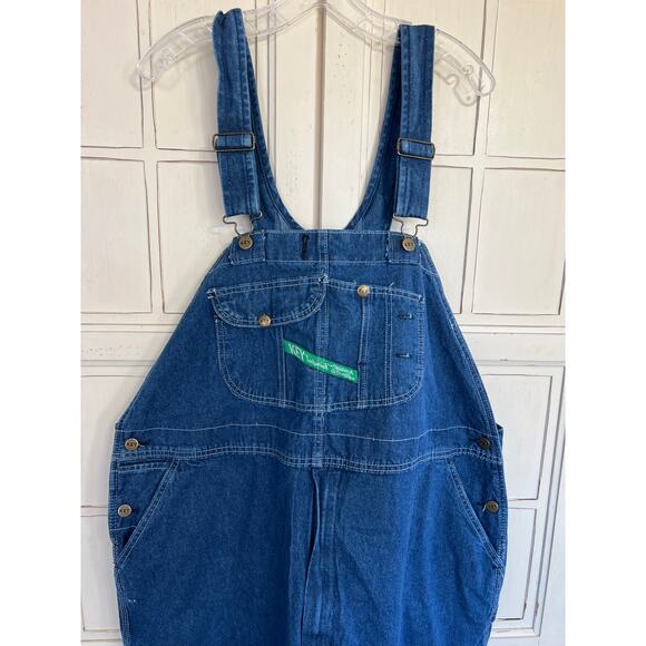NWT Key Denim Bob Overalls size 46x30 - Picture 2 of 4